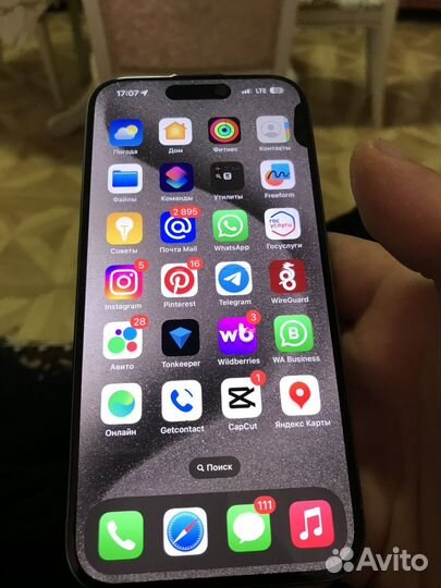 iPhone 15 Pro, 256 ГБ