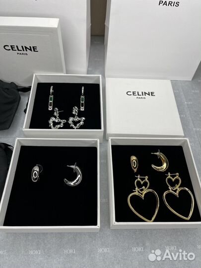 Серьги celine