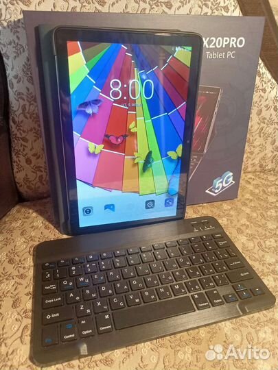 Планшет x 20 про (новый) с клавиатурой