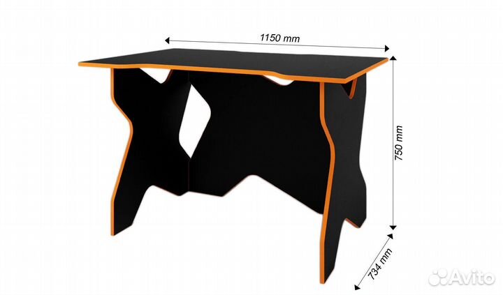 Компьютерный стол Игровой-801uaq игровой классичес