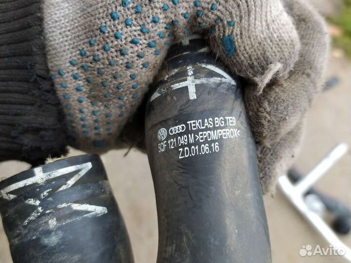 Трубки охлаждения skoda kodiaq 1.4 turbo