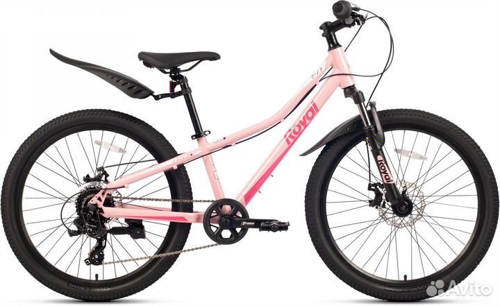 Велосипед Royal Baby Student Bike 24 розовый Kra11