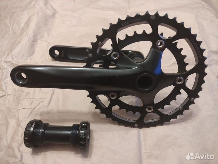 Шатуны Lasco Visto, 175 мм, 34/46Т, полая ось