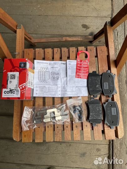 Тормозные колодки задние VW-audi-skoda