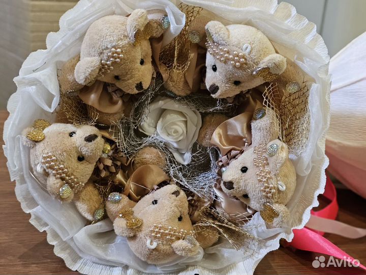 Букеты из мягких игрушек