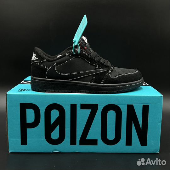 Кроссовки air jordan travis scott black phantom