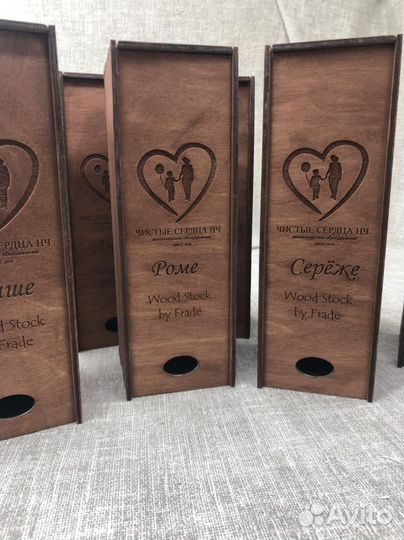 Подарочная коробка для бутылки