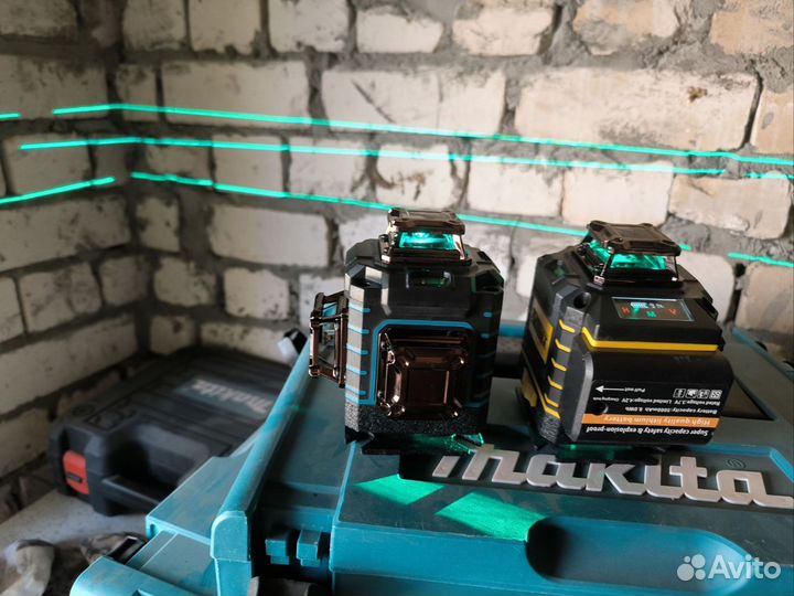 Лазерный уровень Makita Dewalt 4D нивелир 16 линий