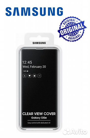 Оригинальный чехол для Samsung Galaxy S10e