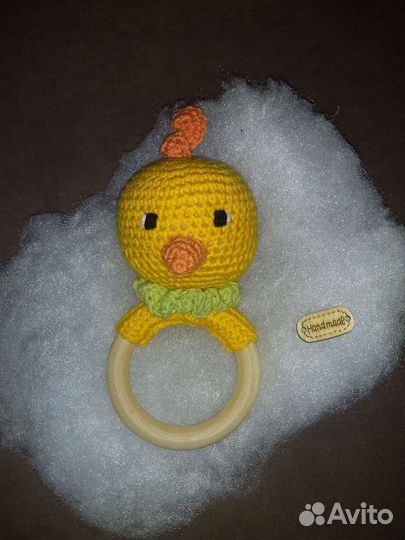Погремушка грызунок ручной работы