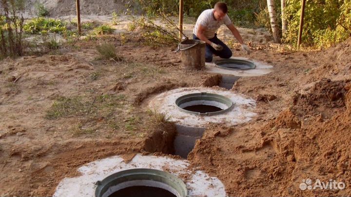 Септик из жби колец под ключ за 1 день