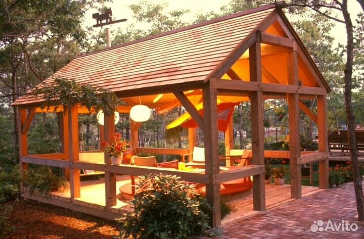 Беседка из дерева