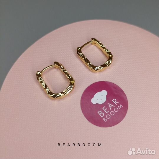 Серьги конго основа база