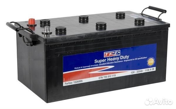 Аккумулятор TRP SHD 6ст-225Ач грузовой