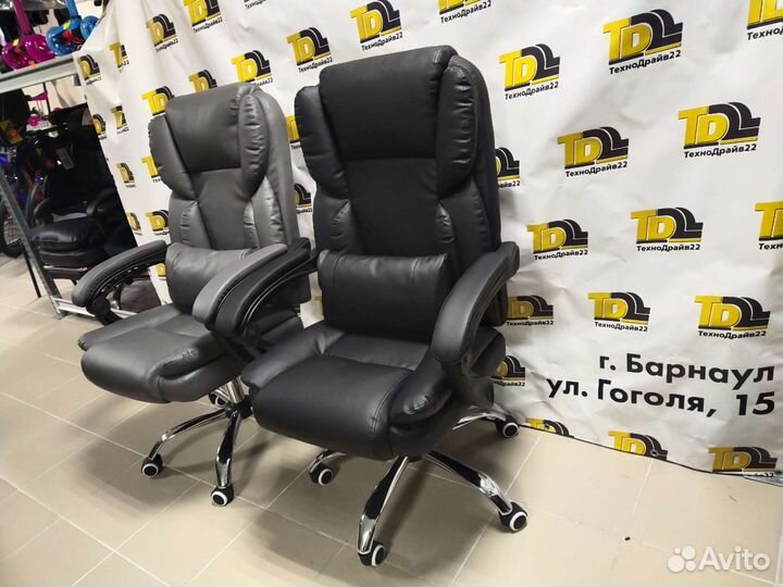 Новое офисное кресло с подушкой,мод.404, 4 цвета