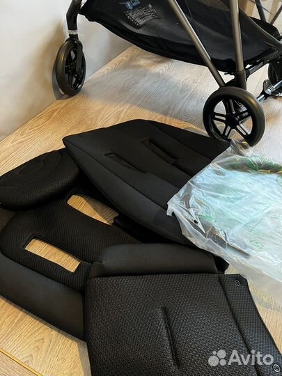 Прогулочная коляска cybex melio 2023 moon black