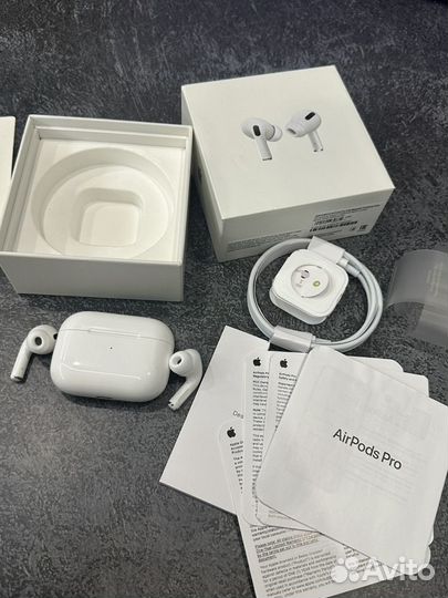 Беспроводные наушники Apple Airpods Pro + доставка