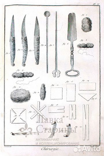 Старинная гравюра «Хирургия» - 25