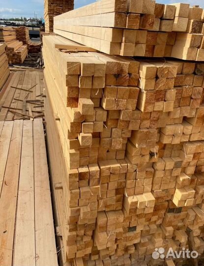 Брус обрезной 100х150х6000мм 1 сорт ГОСТ
