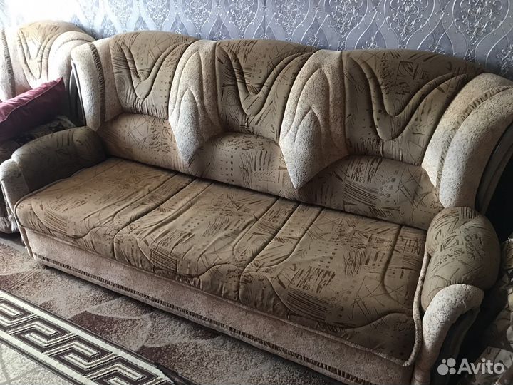 Диван и 2 кресла