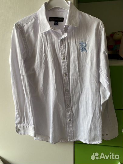 Рубашка школьная белая