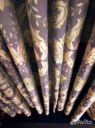 Шторы Италия бренд шелк новые 3/4 метра