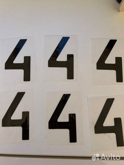 Наклейки на номера