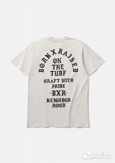 Футболка neighborhood NH X born & raised белая