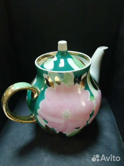 Заварочный чайник Георгины Дулёво, СССР