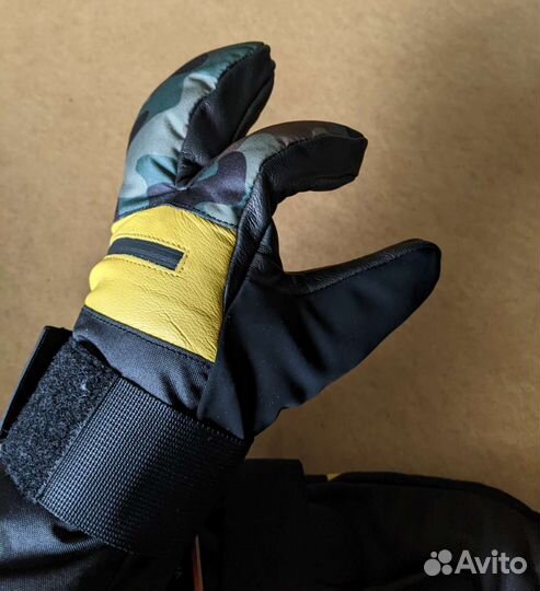 Крабы Jacome L с защитой запястья Кожа Мембра