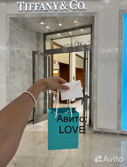 Браслет Tiffany оригинал blue Heart под заказ