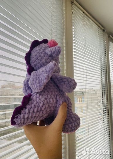 Игрушка вязанный Дракончик