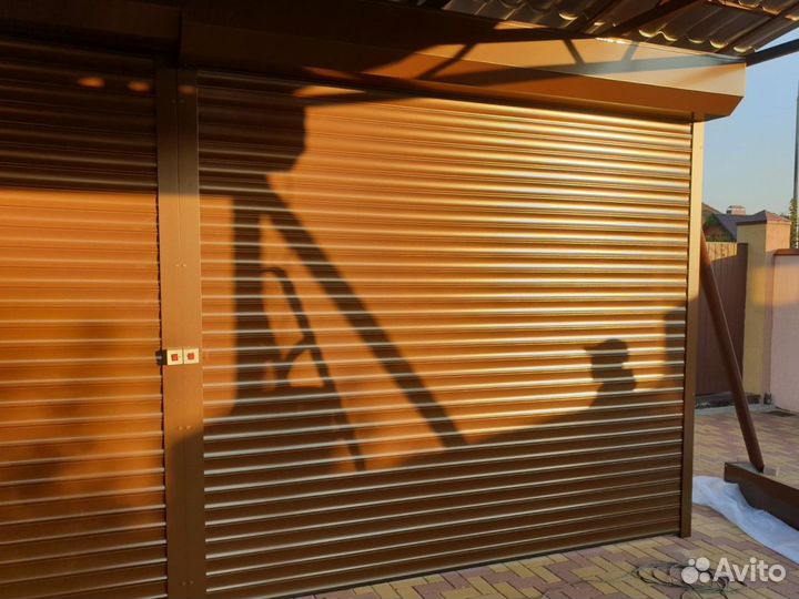 Рольставни ворота на гараж с монтажом до 48 час