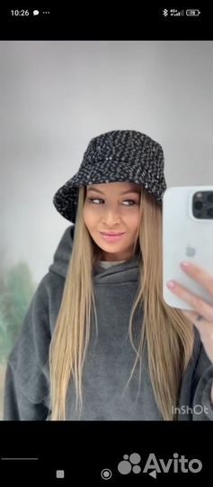 Панама женская с крупной пайеткой