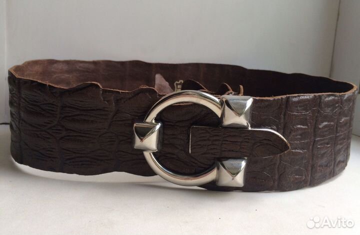 Ремень женский кожа крокодила