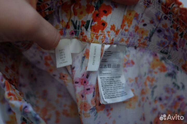 Шорты лен H&M L-XL