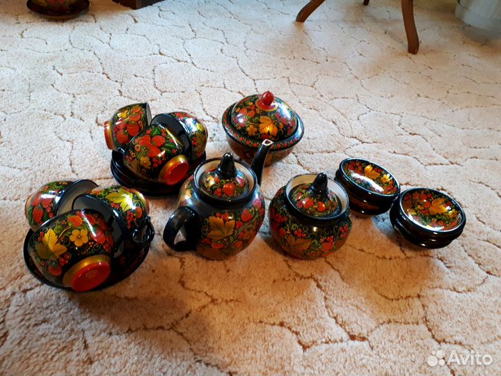 Чайный сервиз, часы