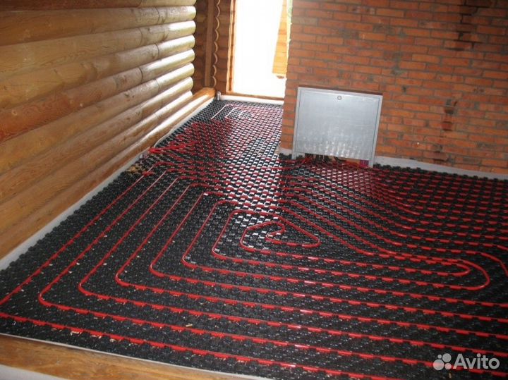 Монтаж отопления, тёплый пол, сантехник