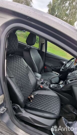 Автомобильные чехлы из экокожи Ford focus