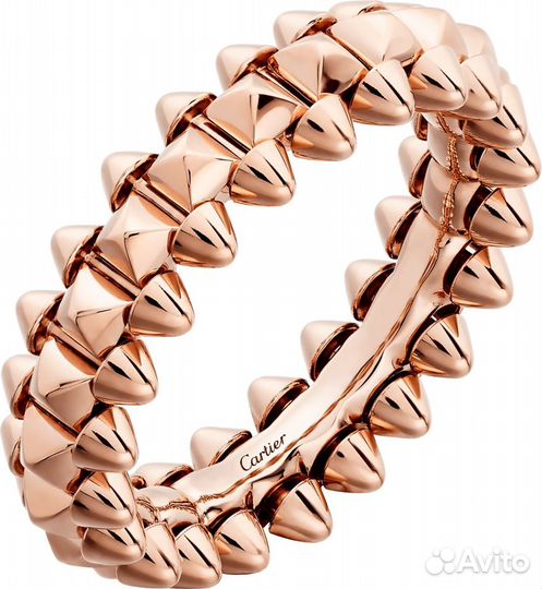 Кольцо clash DE cartier rose gold