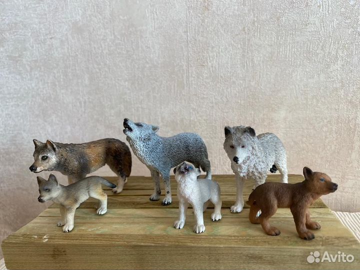 Schleich Волки Медведи Лоси Лисы и др