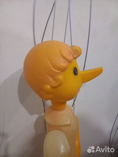 Кукла СССР. буратино. пластмасс. клеймо