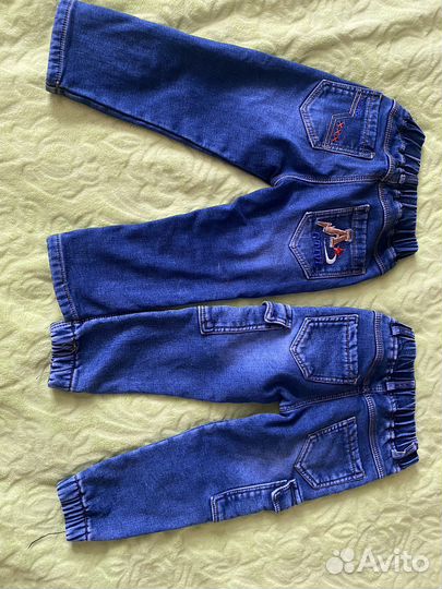Джинсы для мальчика утепленные