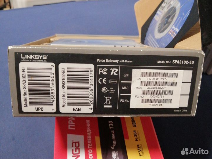 Адаптер для VoIP-телефонии Linksys SPA3102