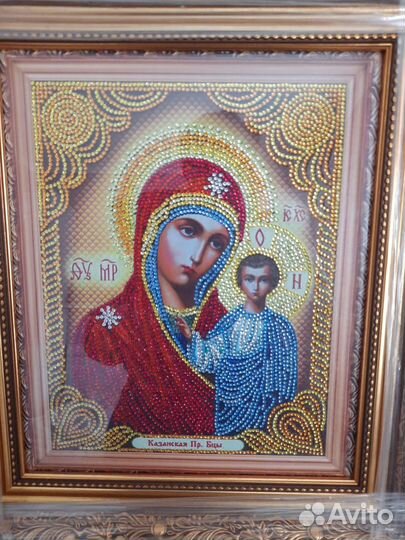 Казанская божья матерь. Алмазная мозаика