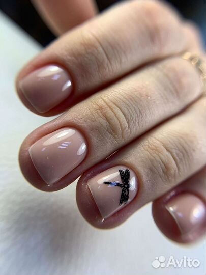 Маникюр с покрытием. Ногти