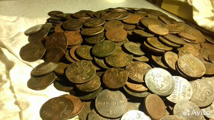 Клад.Серебро, медь, золото