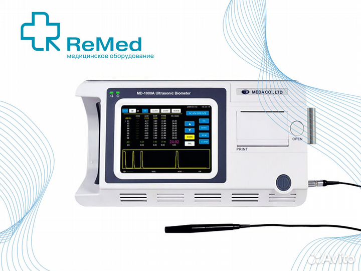 Ультразвуковой А-скан meda MD-1000A