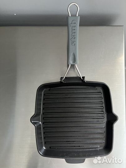 Чугунная сковорода гриль