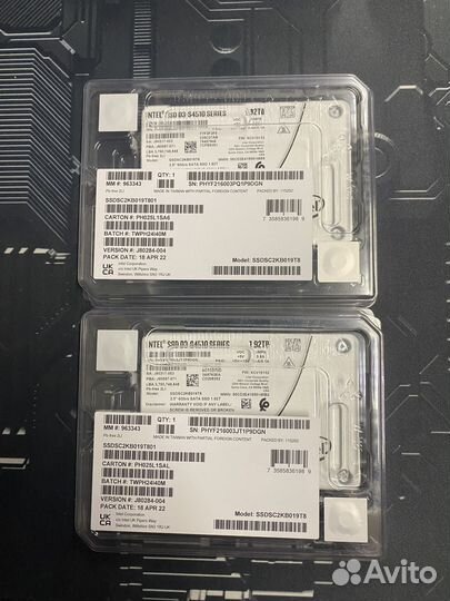 SSD Intel D3-S4510 1.92 Тб